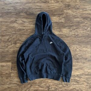 Nike Black Hoodie Sweatshirt Comfortable Design
